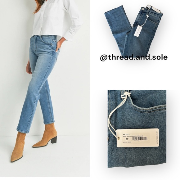 Just Black Denim - NWT! Just Black Denim High Rise Straight Leg